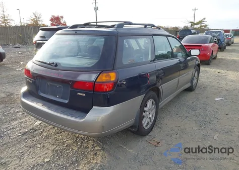 2002 Subaru Outback z USA, uszkodzony, nr VIN 4S3BH665X27639195